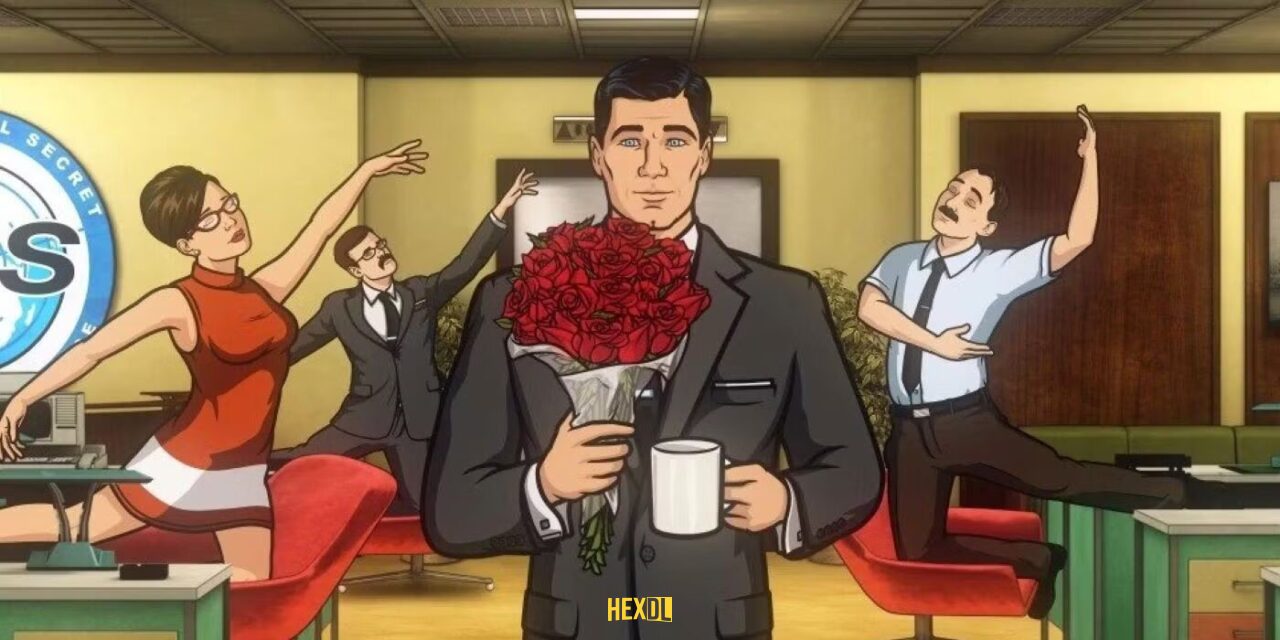 نمایی از فیلم Between the Crude Jokes, 'Archer' Has Plenty of Heart