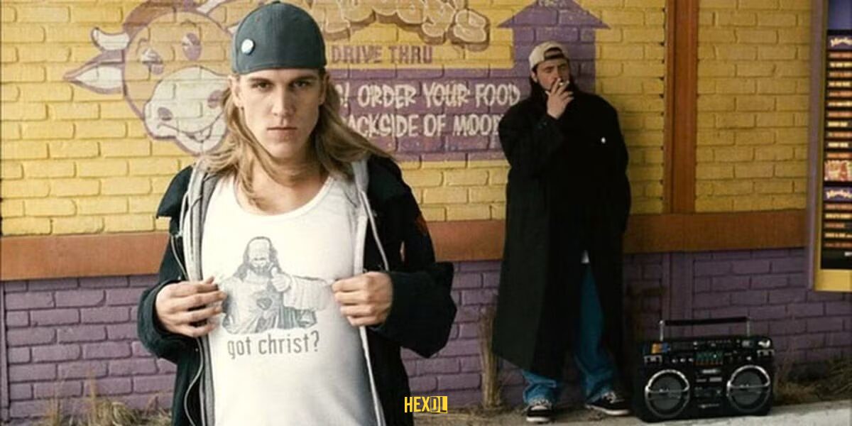 صحنه ای از دانته و رندال در Clerks II
