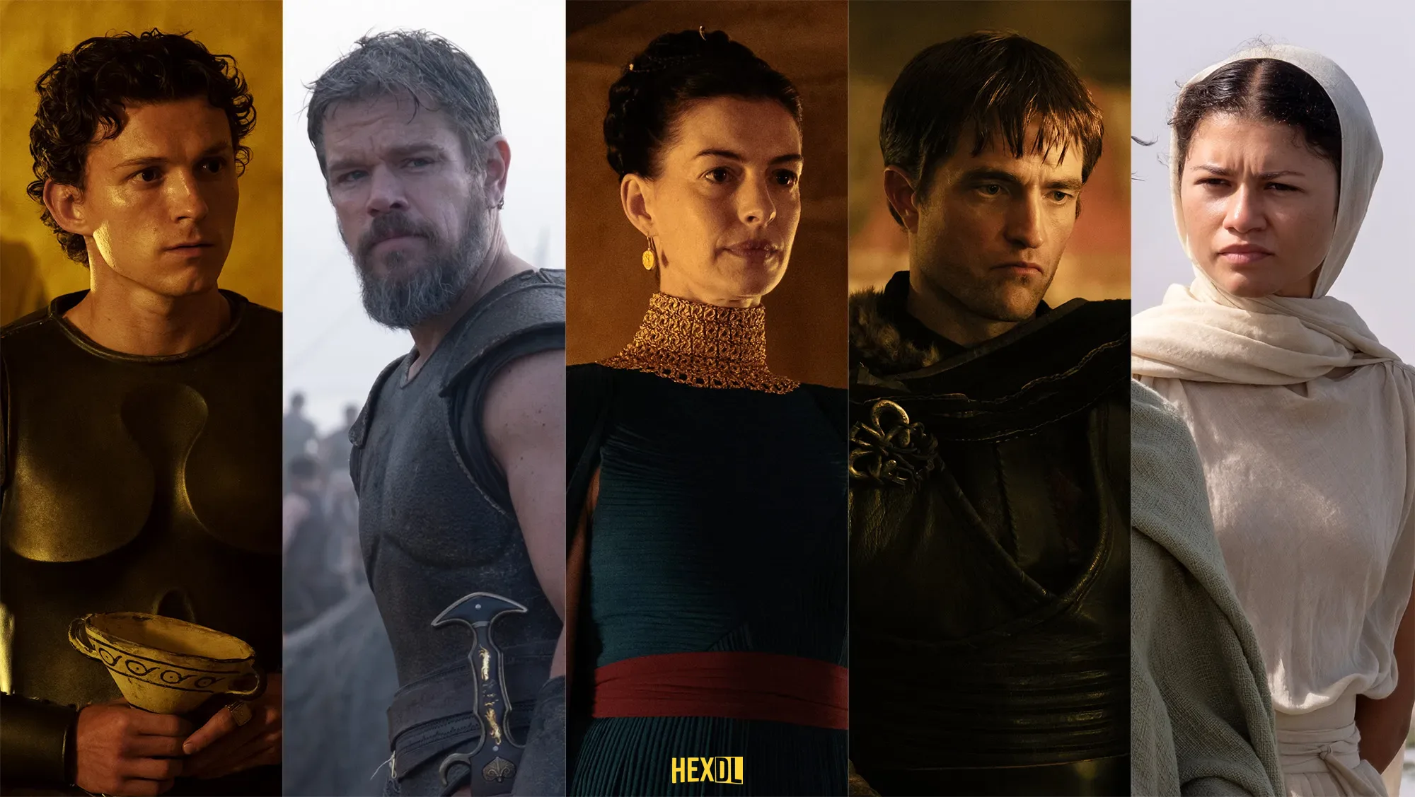 صحنه ای از فیلم The Odyssey با حضور مت دیمون