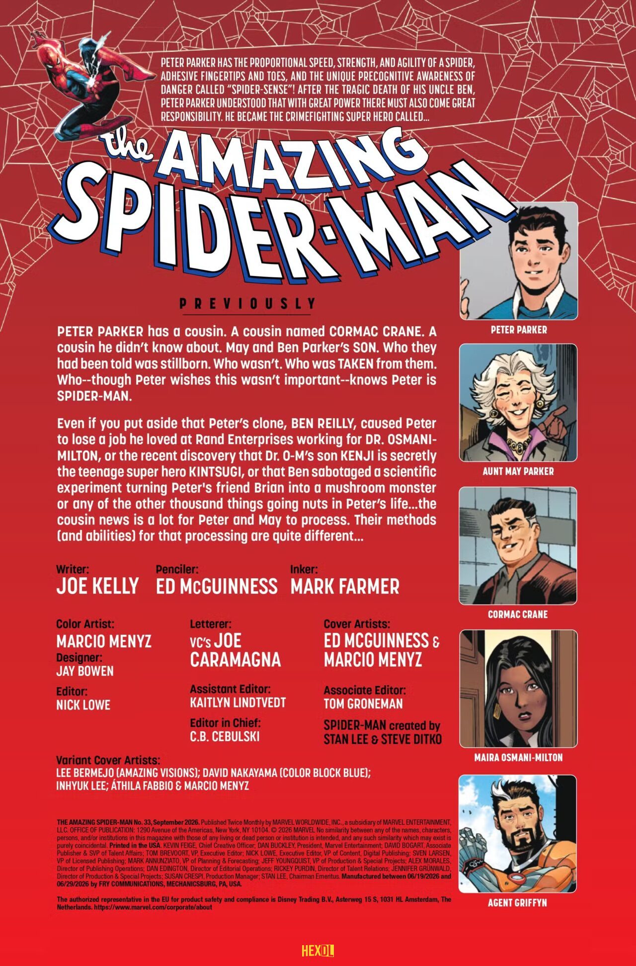 صحنه ای از کمیک The Amazing Spider-Man #33
