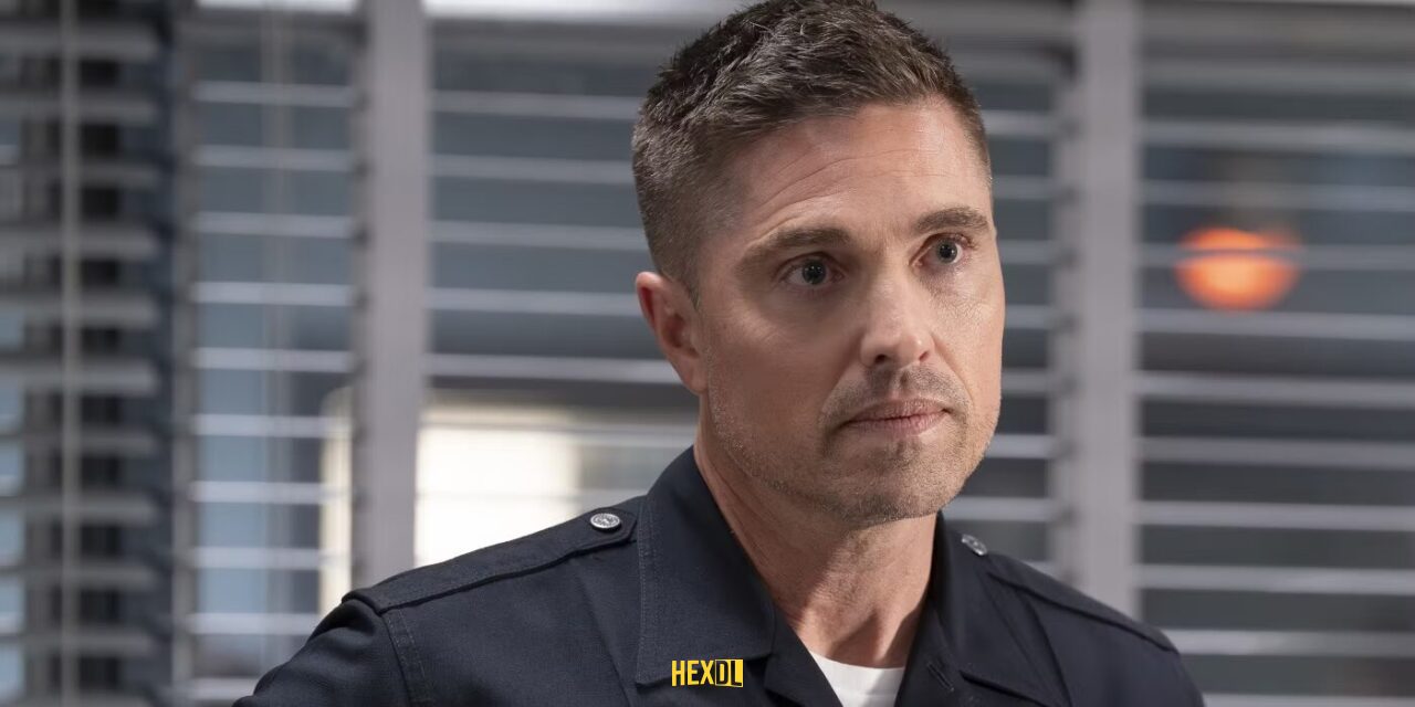 لوسی چن با تجهیزات استتار و نیروهای ویژه در سریال The Rookie