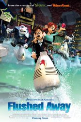 دانلود انیمیشن برآب رفته Flushed Away 2006