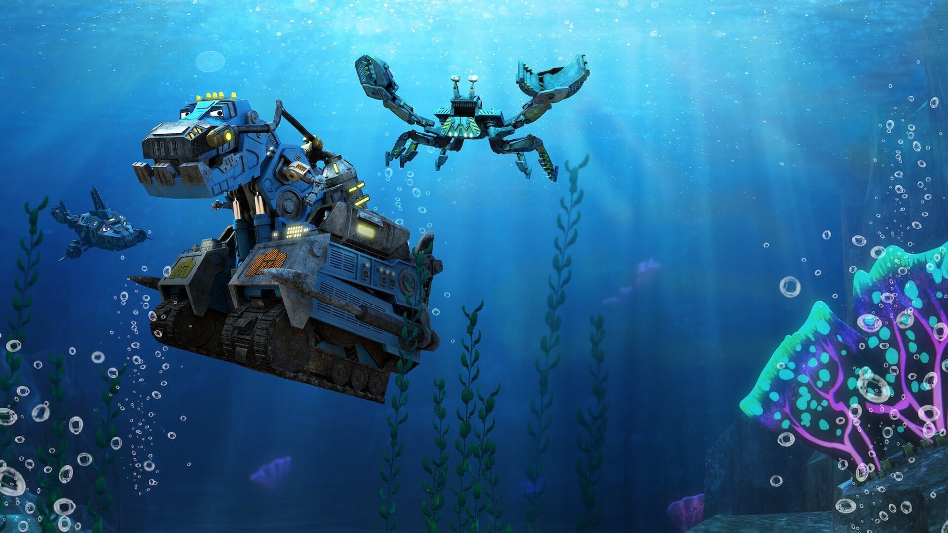 دانلود انیمیشن ماشیناسورها پر قدرت Dinotrux Supercharged
