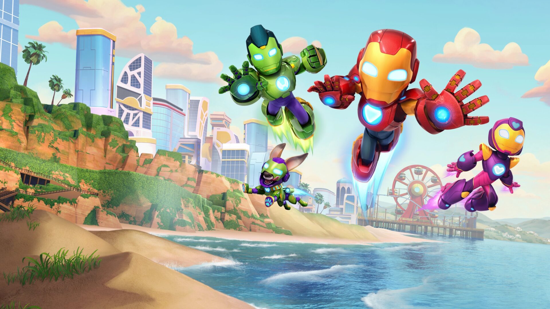 دانلود انیمیشن آیرون من و دوستان بی نظیرش Iron Man and His Awesome Friends
