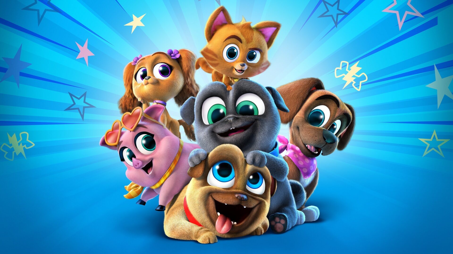 دانلود سریال هاپوهای ماجراجو Puppy Dog Pals