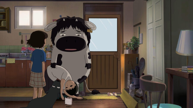 دانلود انیمیشن دختر ماهواره ای و گاو شیرده The Satellite Girl and Milk Cow 2014