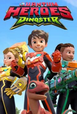 دانلود انیمیشن قهرمانان کوانتومی دایناسور Quantum Heroes Dinoster